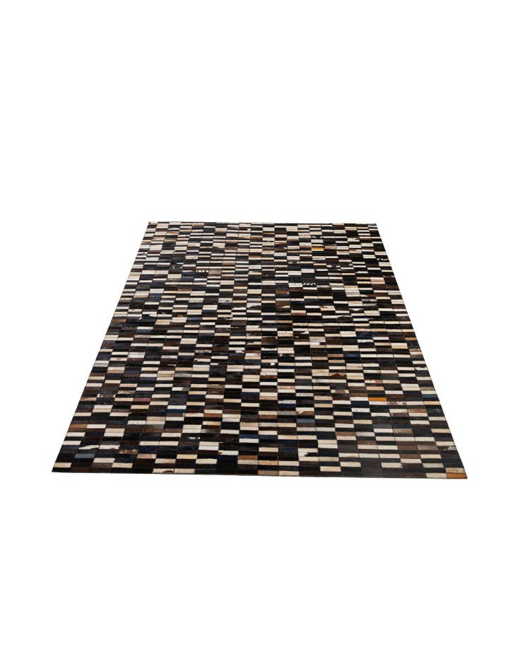 Detail image of 5' x 7' 11 Cowhide - Patchwork Rug