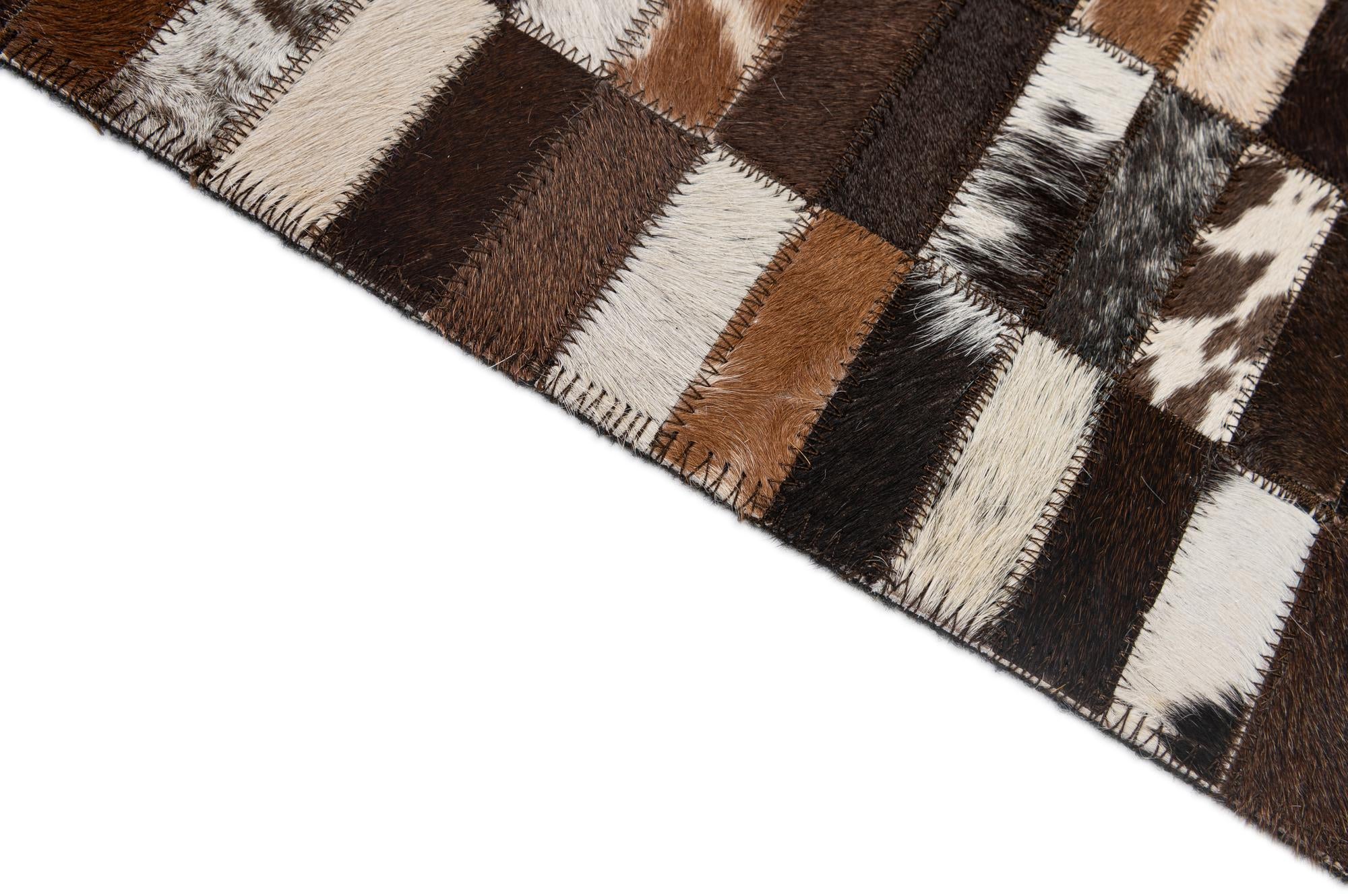 5' x 8' Cowhide - Patchwork Rug