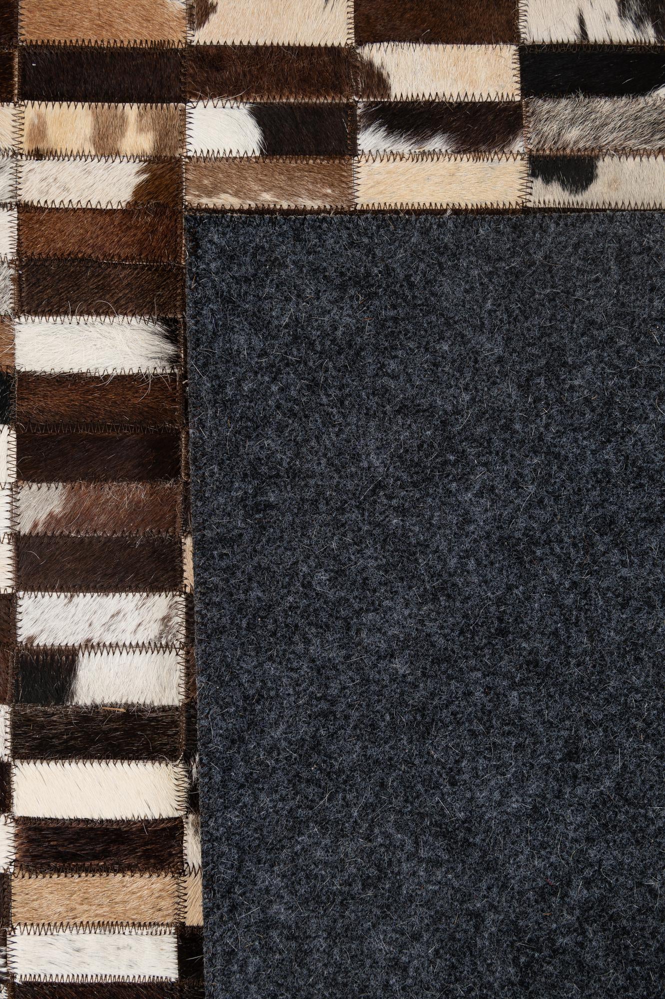 5' x 8' Cowhide - Patchwork Rug