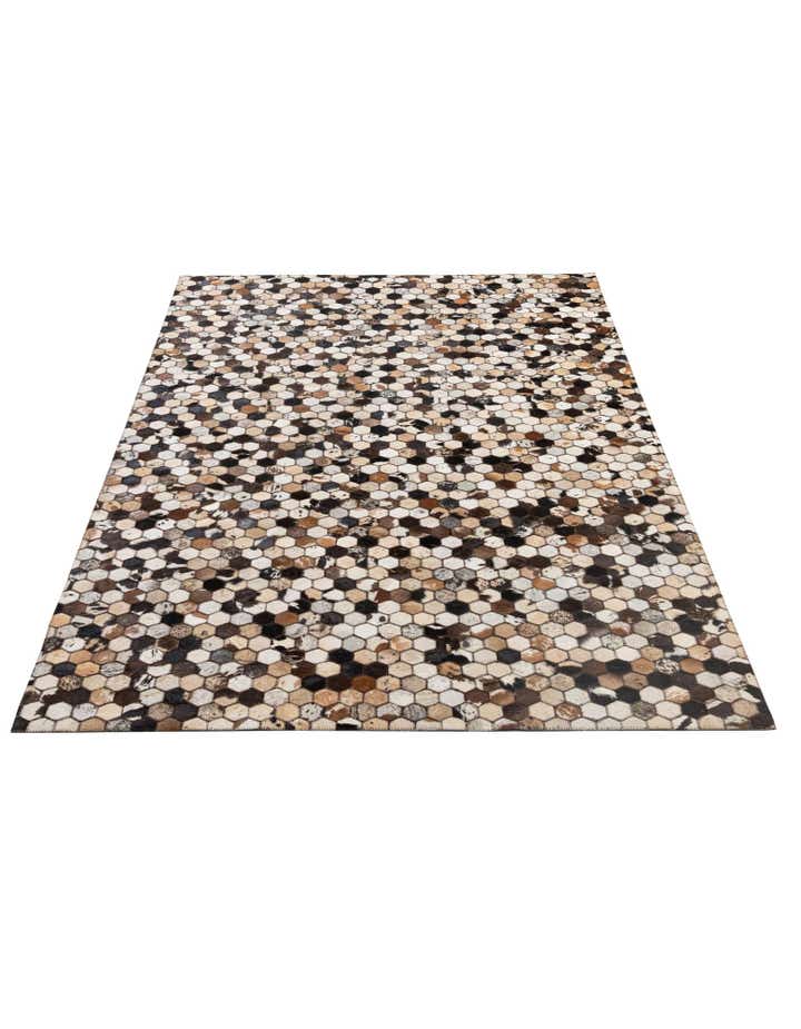 5' x 7' 11 Cowhide - Patchwork Rug