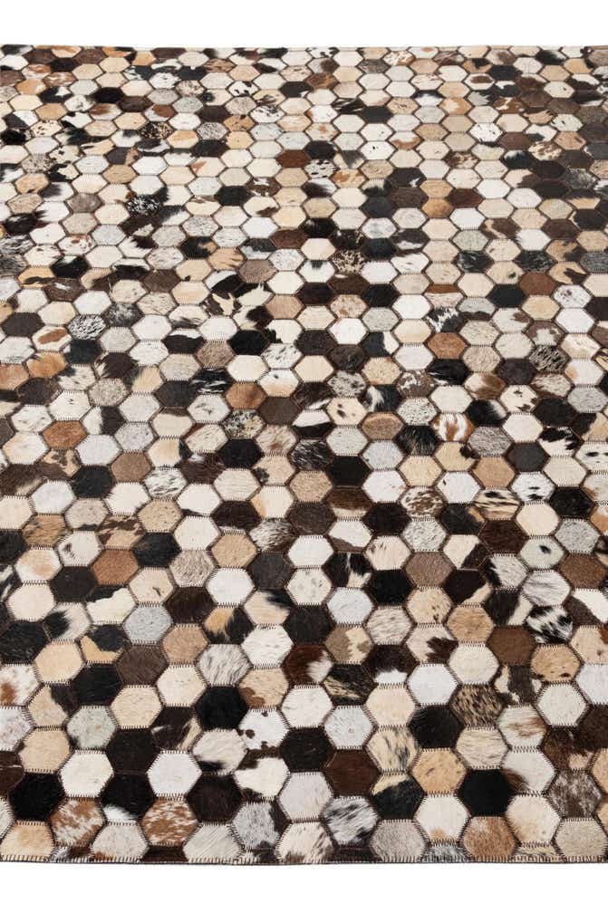 5' x 7' 11 Cowhide - Patchwork Rug
