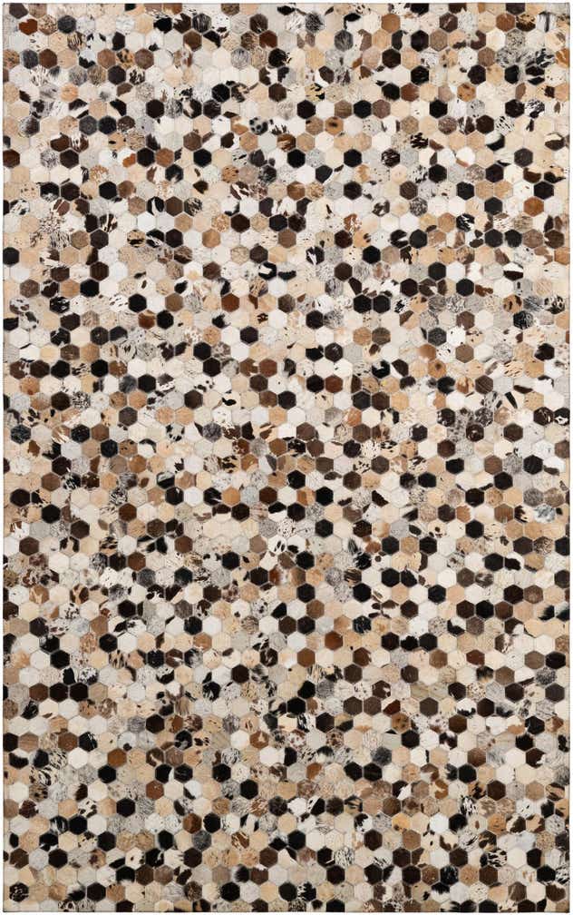 5' x 7' 11 Cowhide - Patchwork Rug