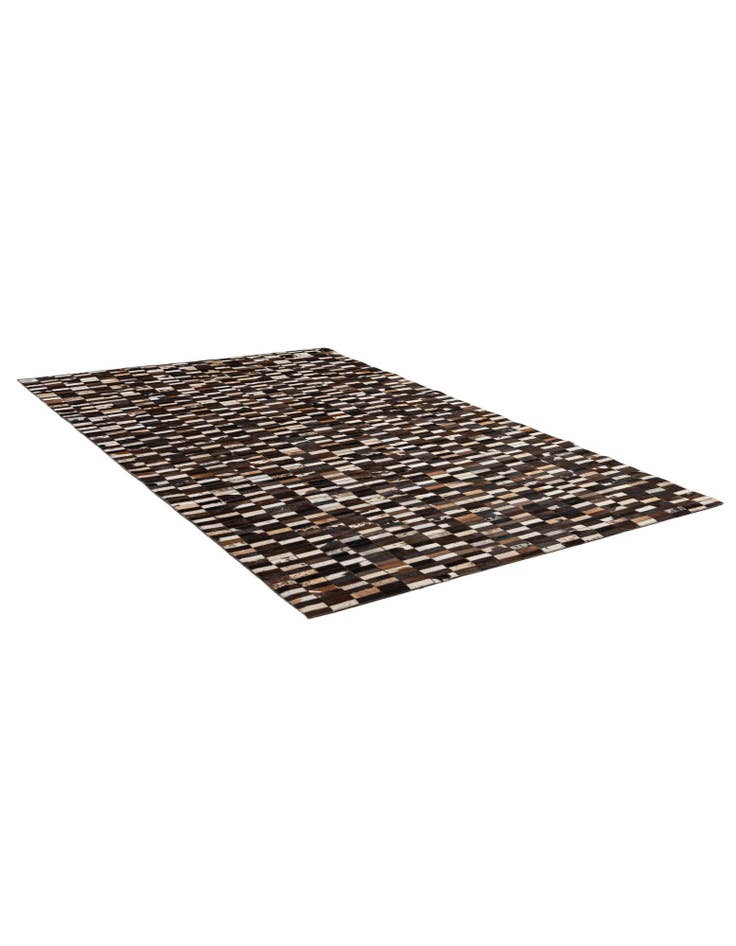 Detail image of 5' x 8' Cowhide - Patchwork Rug