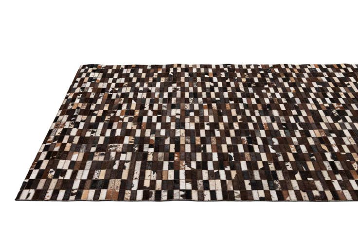 Detail image of 5' x 8' Cowhide - Patchwork Rug