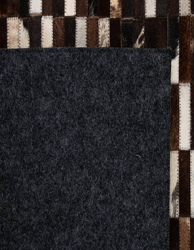 Detail image of 5' x 8' Cowhide - Patchwork Rug