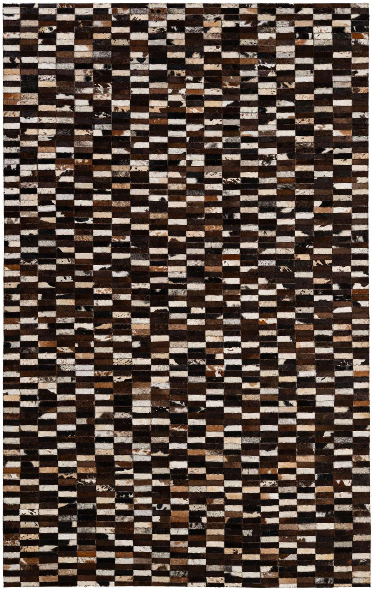 5' x 8' Cowhide - Patchwork Rug