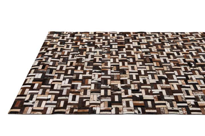 5' x 7' 10 Cowhide - Patchwork Rug