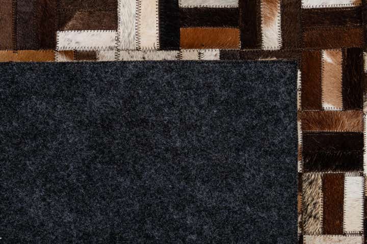 5' x 7' 10 Cowhide - Patchwork Rug