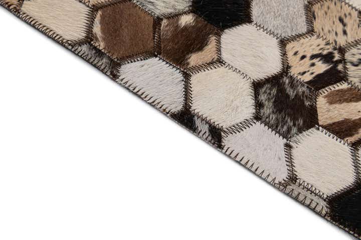 5' x 7' 10 Cowhide - Patchwork Rug