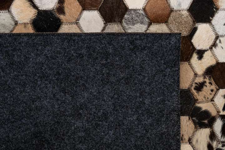 5' x 7' 10 Cowhide - Patchwork Rug