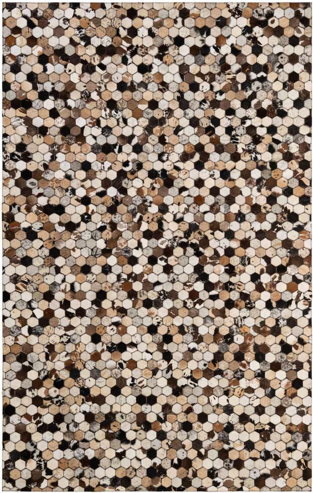 5' x 7' 10 Cowhide - Patchwork Rug