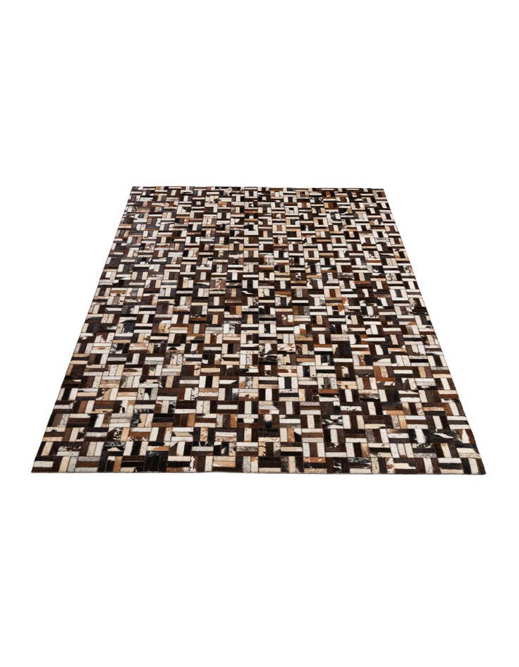 Detail image of 5' x 7' 10 Cowhide - Patchwork Rug