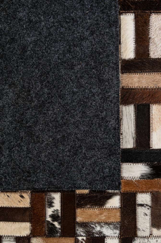 5' x 7' 10 Cowhide - Patchwork Rug
