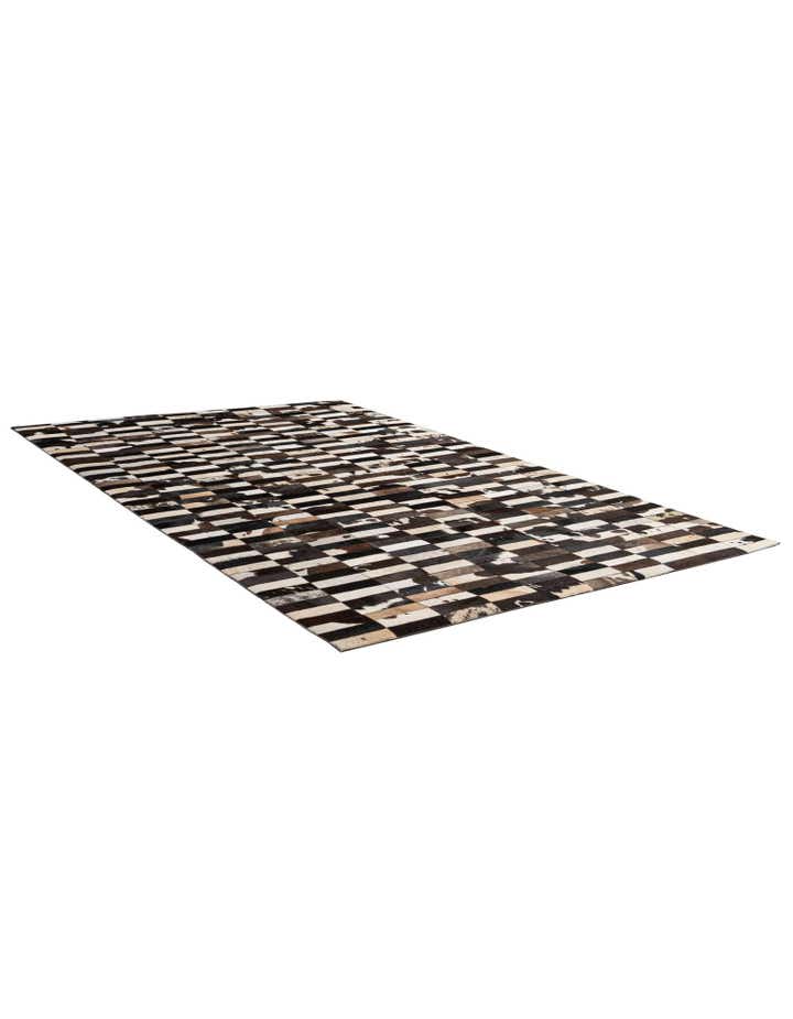 4' 11 x 8' Cowhide - Patchwork Rug