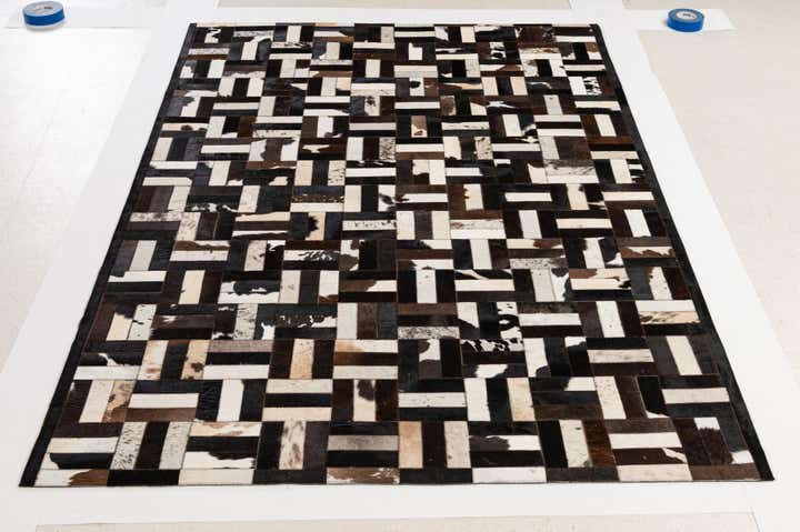 5' 1 x 7' 11 Cowhide - Patchwork Rug