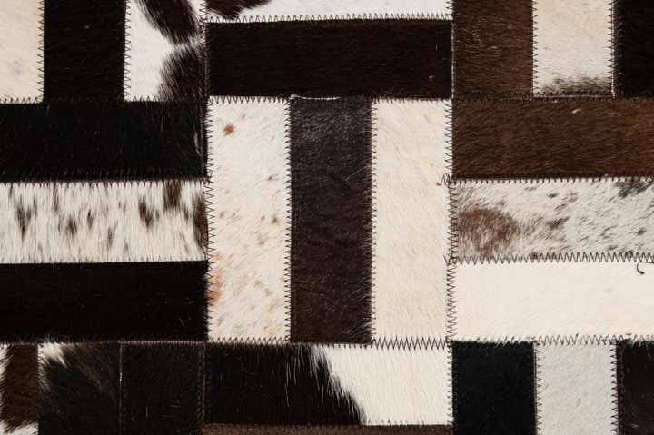 5' 1 x 7' 11 Cowhide - Patchwork Rug