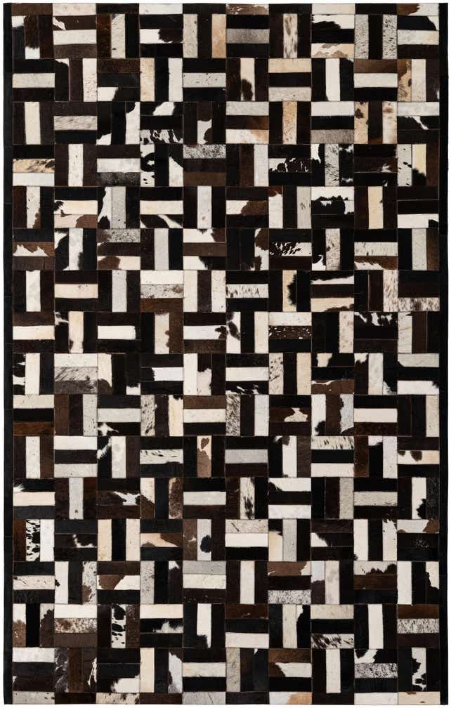 5' 1 x 7' 11 Cowhide - Patchwork Rug