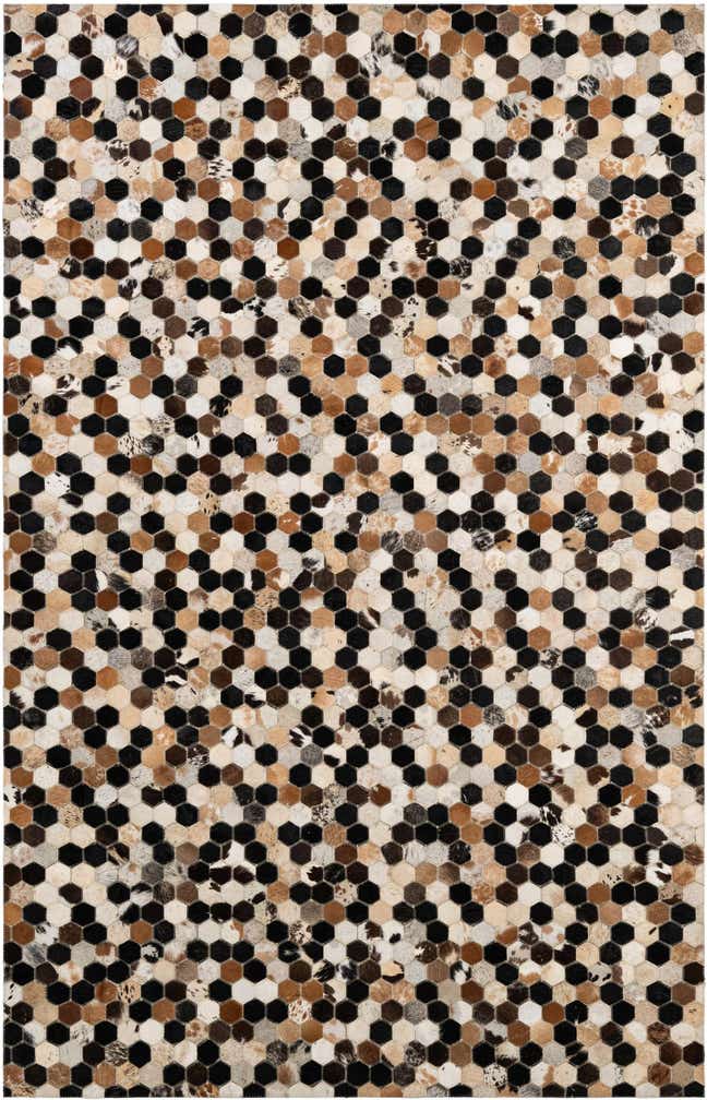 5' 1 x 7' 11 Cowhide - Patchwork Rug
