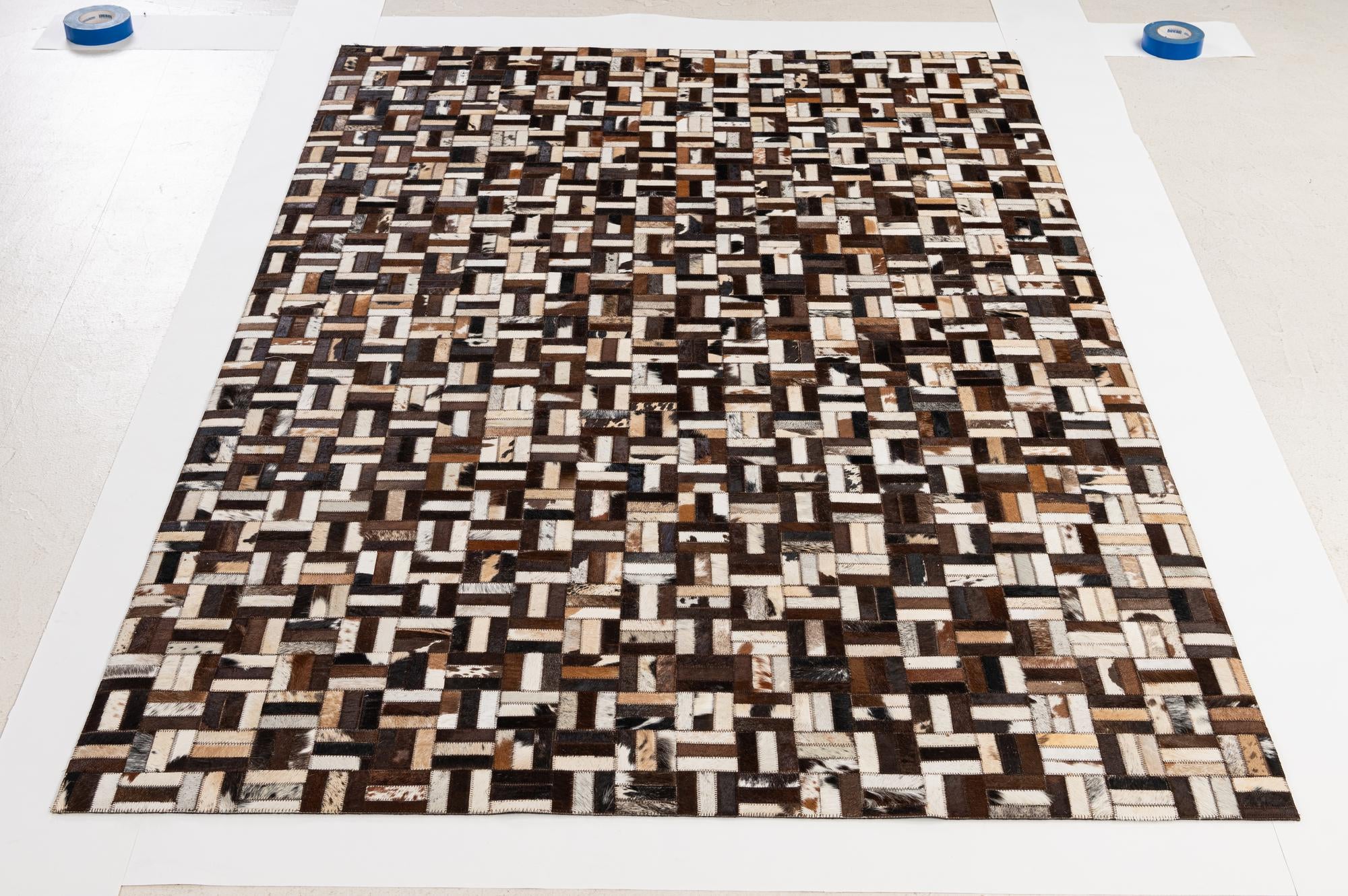 4' 11 x 7' 11 Cowhide - Patchwork Rug