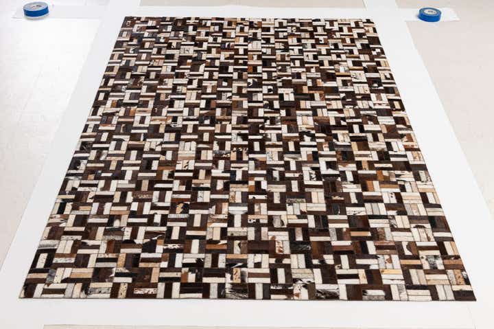 4' 11 x 7' 11 Cowhide - Patchwork Rug