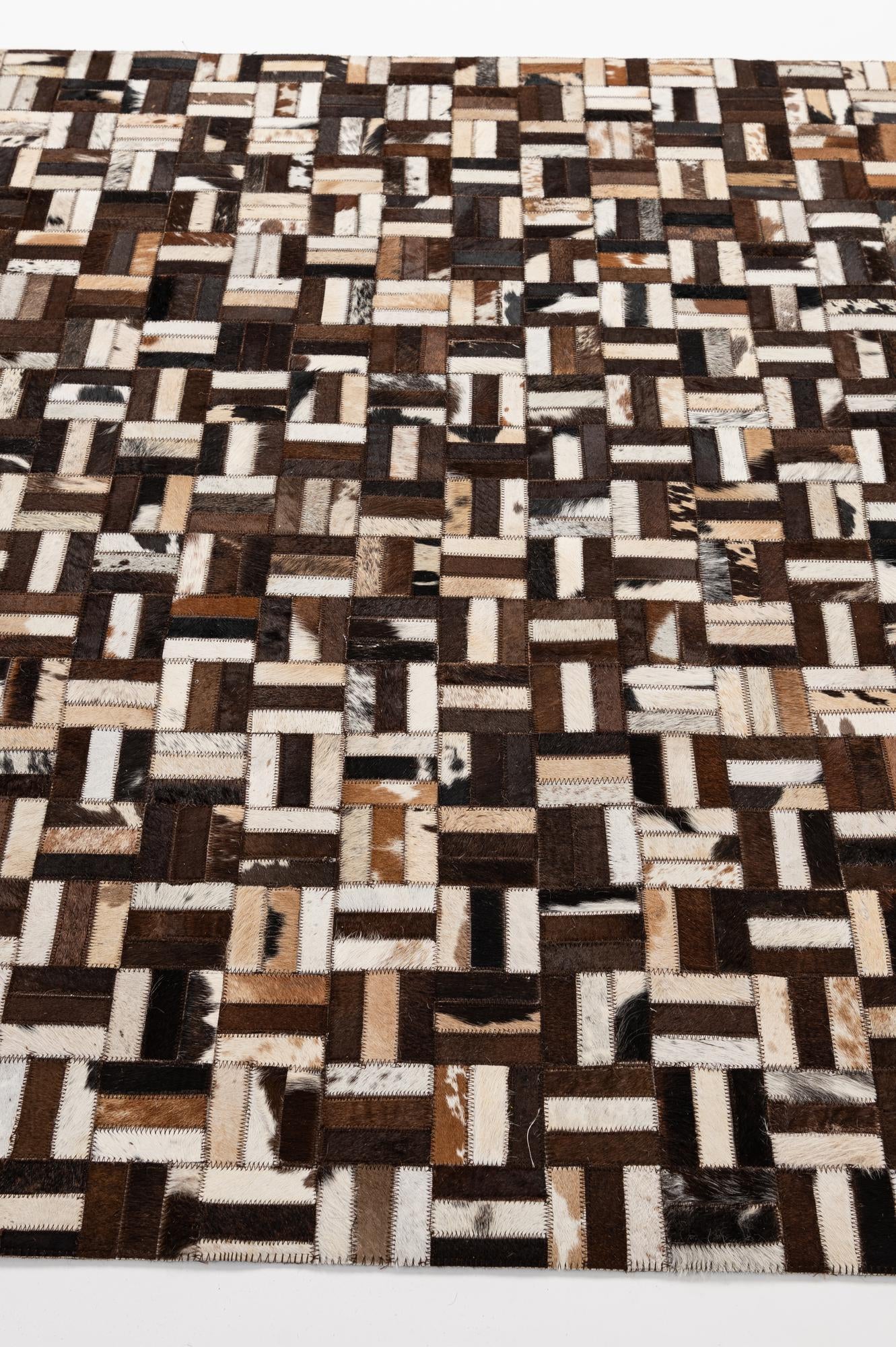 4' 11 x 7' 11 Cowhide - Patchwork Rug