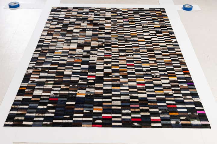 5' 2 x 7' 11 Cowhide - Patchwork Rug