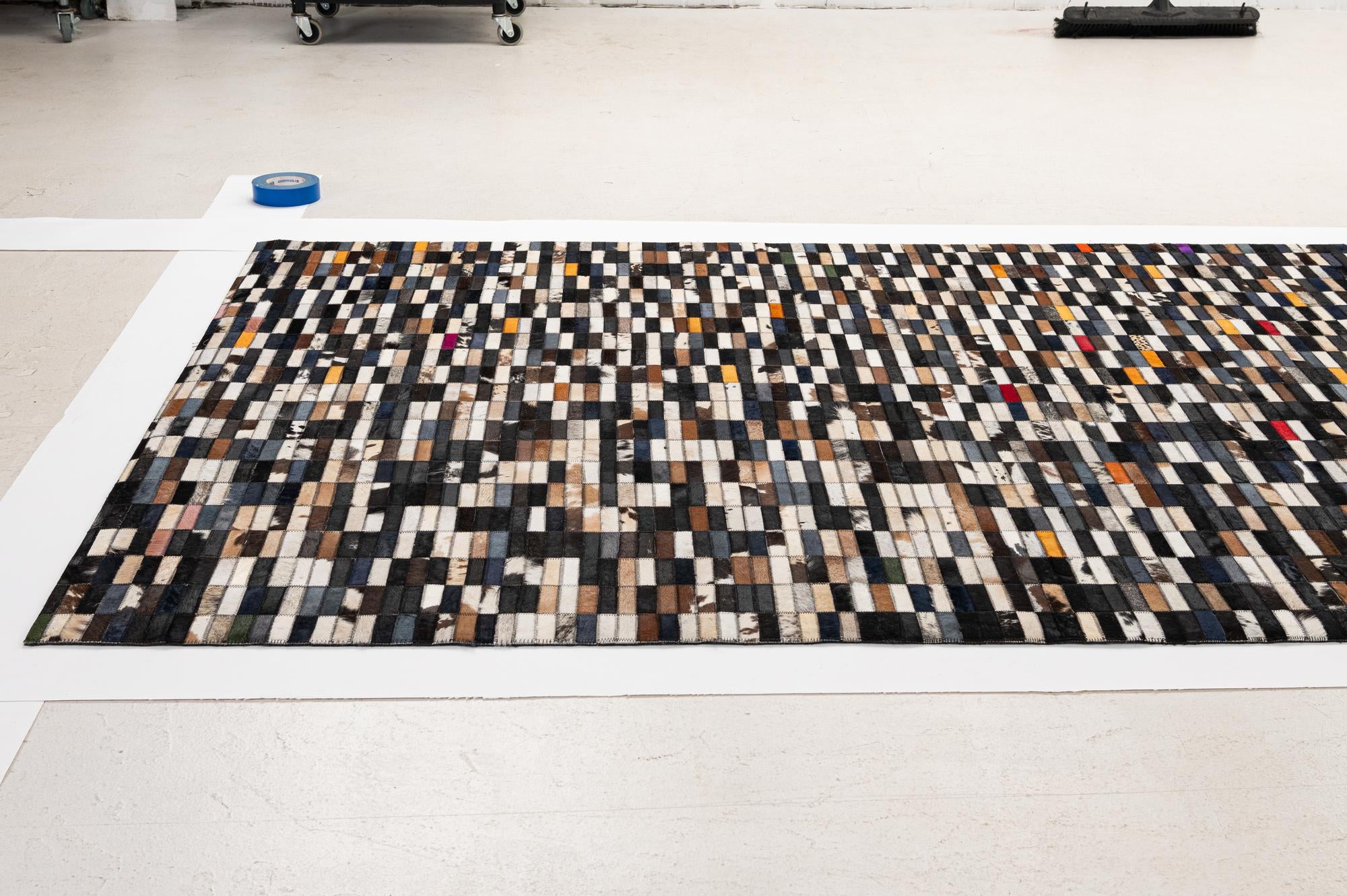 5' 2 x 7' 11 Cowhide - Patchwork Rug