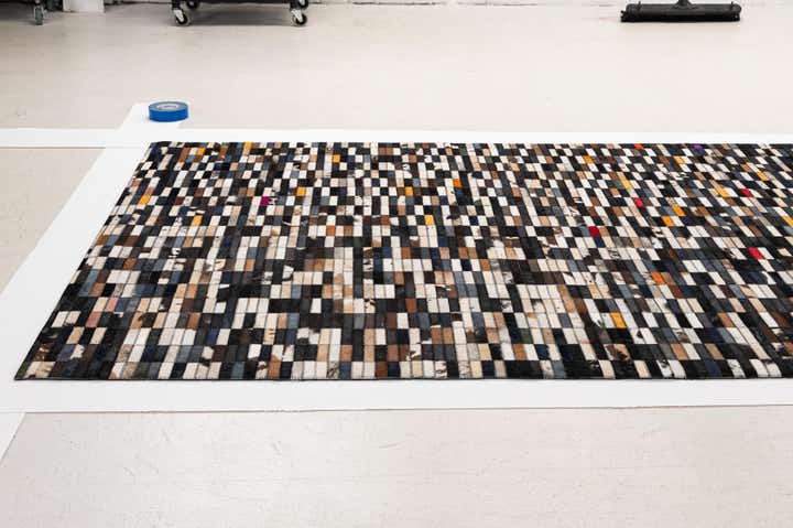 5' 2 x 7' 11 Cowhide - Patchwork Rug