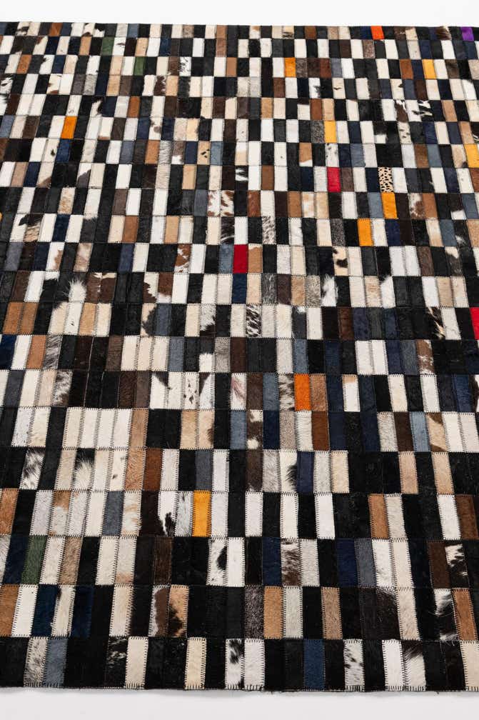 5' 2 x 7' 11 Cowhide - Patchwork Rug