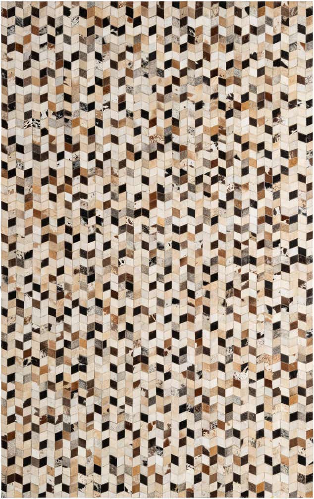 5' x 7' 11 Cowhide - Patchwork Rug