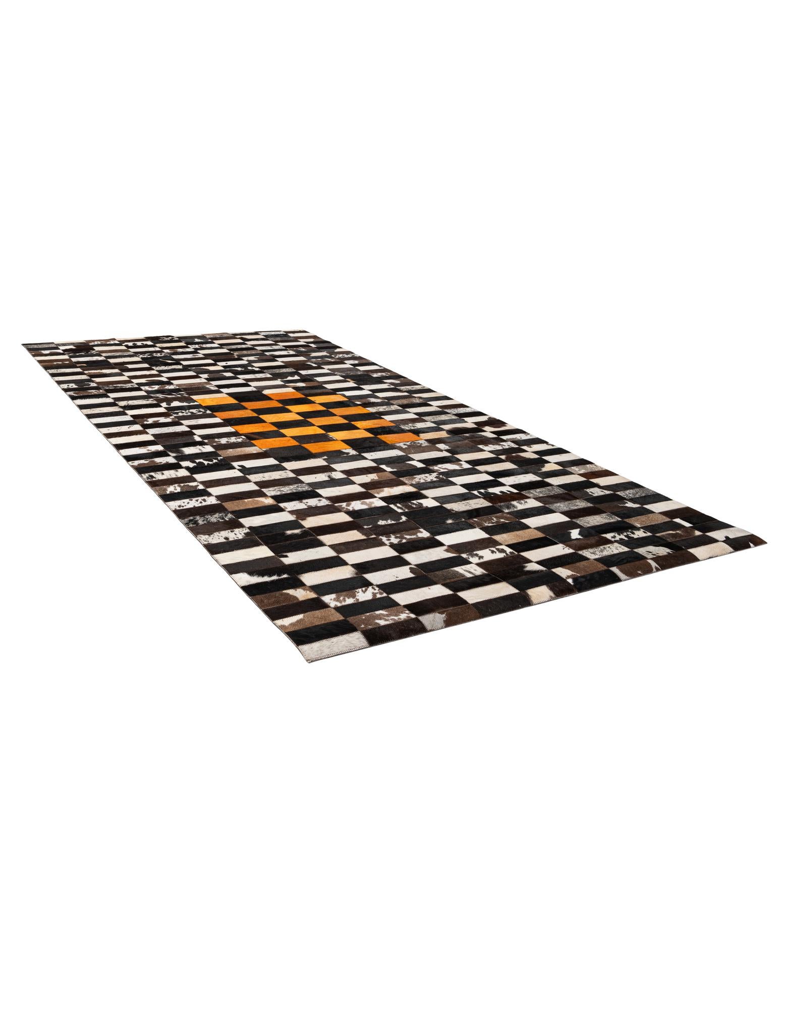 5' x 8' 1 Cowhide - Patchwork Rug