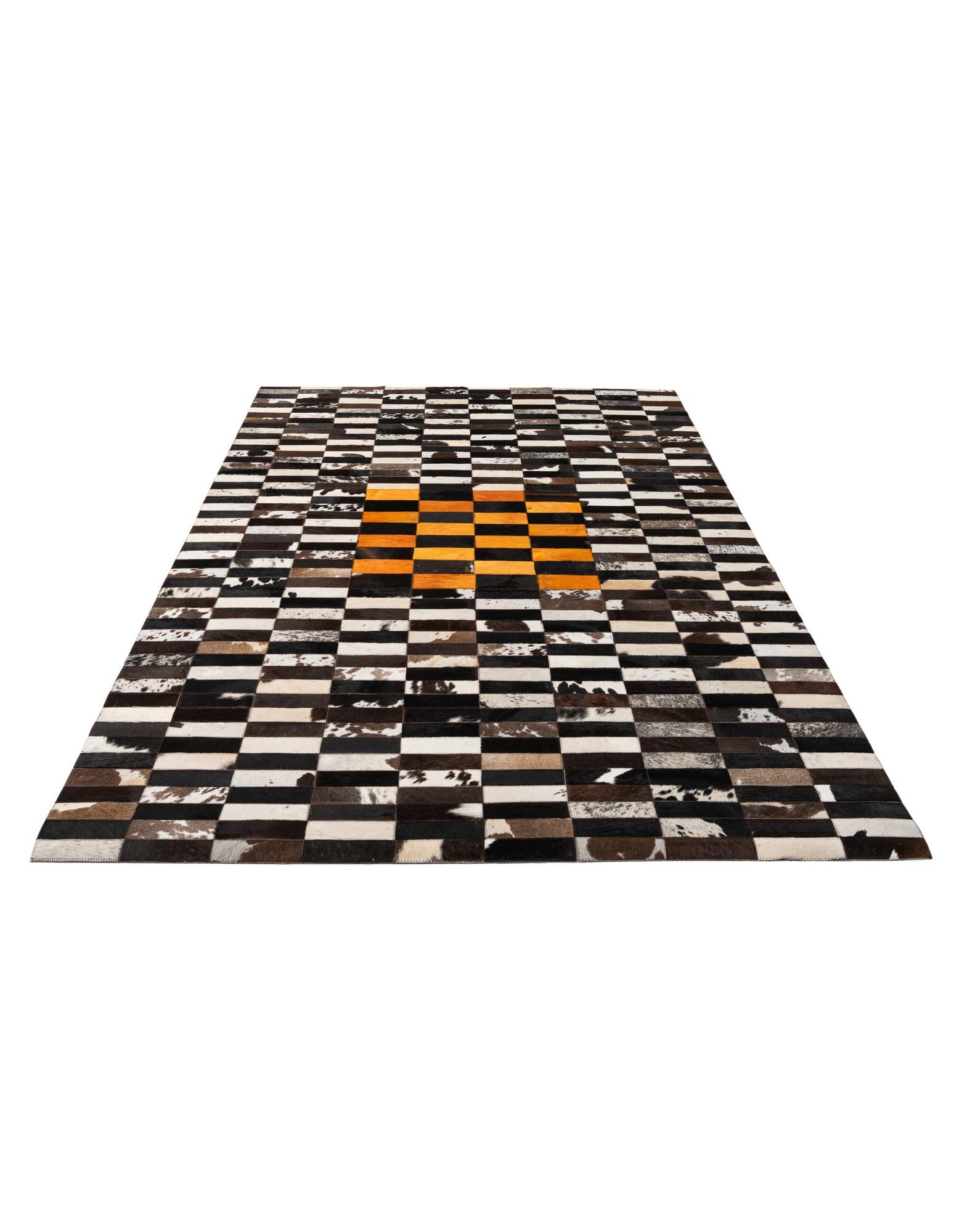 5' x 8' 1 Cowhide - Patchwork Rug
