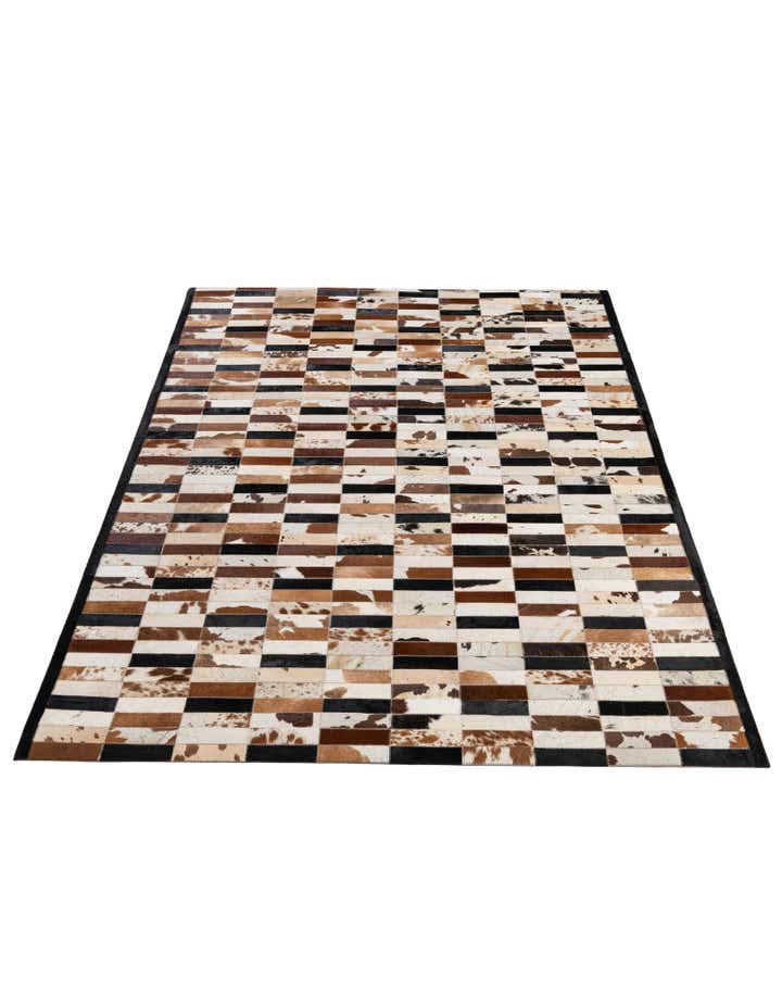 5' 2 x 7' 11 Cowhide - Patchwork Rug