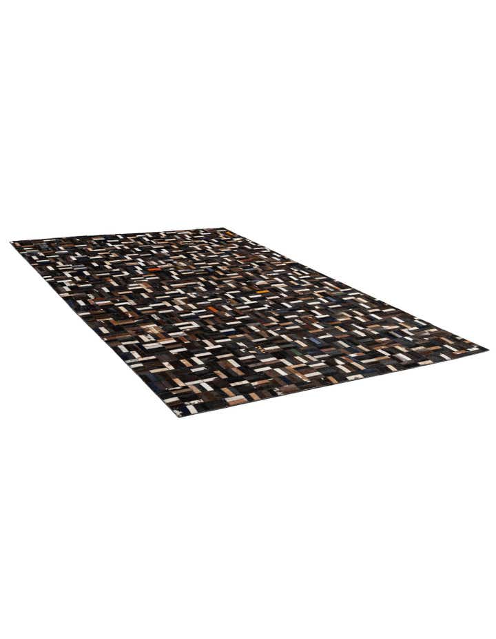 5' 1 x 8' 1 Cowhide - Patchwork Rug
