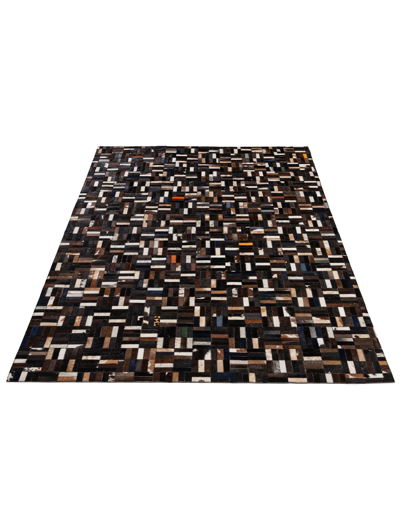 5' 1 x 8' 1 Cowhide - Patchwork Rug