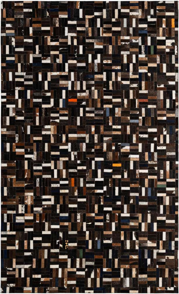 5' 1 x 8' 1 Cowhide - Patchwork Rug