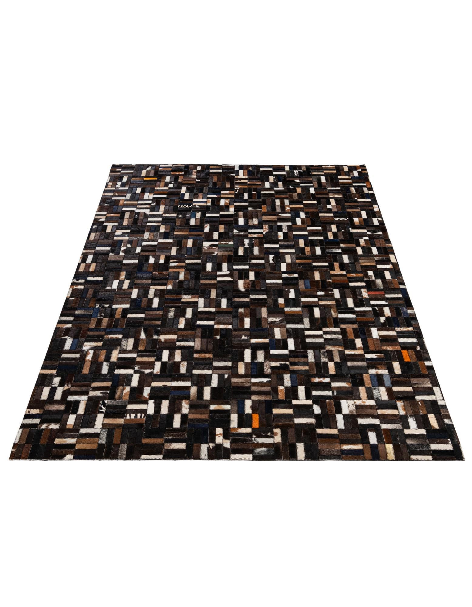 5' 1 x 8' Cowhide - Patchwork Rug