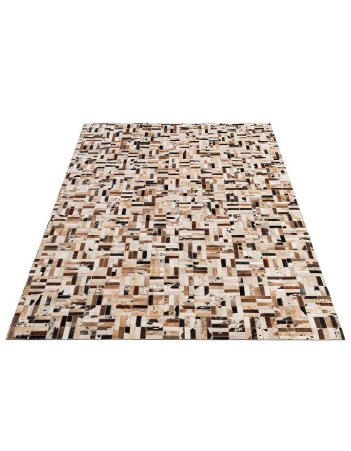 5' 1 x 7' 11 Cowhide - Patchwork Rug