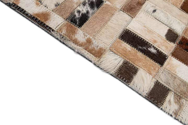 5' 1 x 7' 11 Cowhide - Patchwork Rug