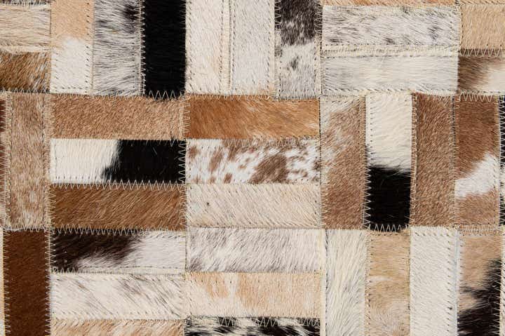 5' 1 x 7' 11 Cowhide - Patchwork Rug