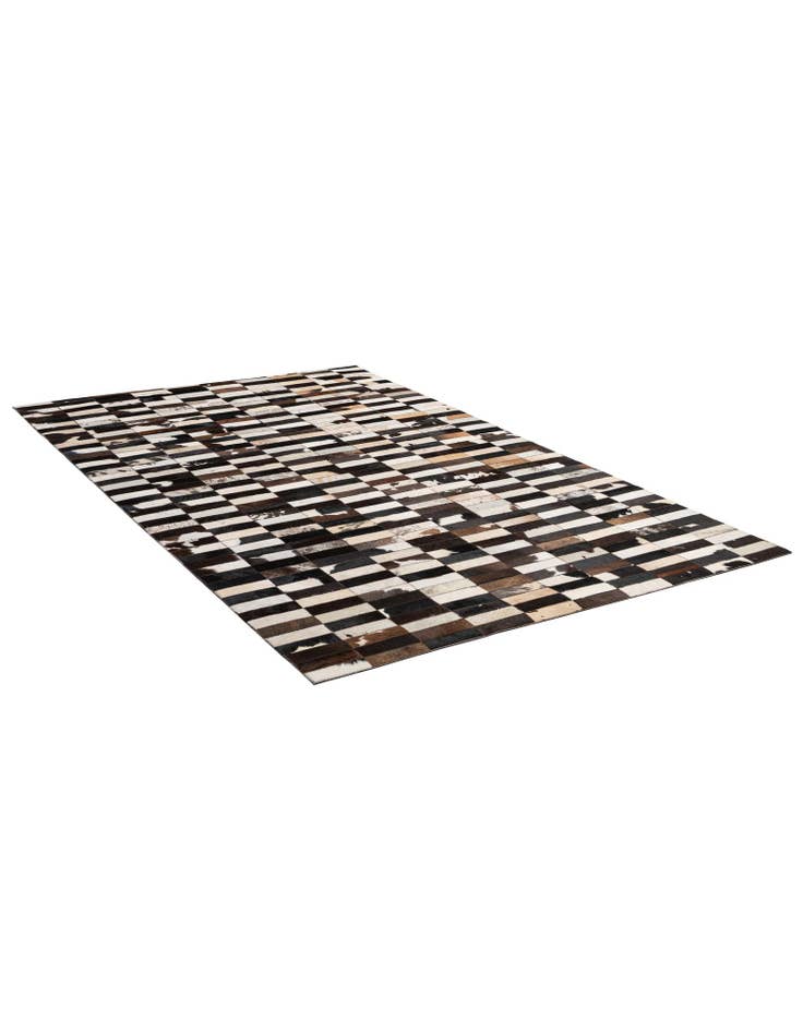 Detail image of 4' 11 x 7' 11 Cowhide - Patchwork Rug