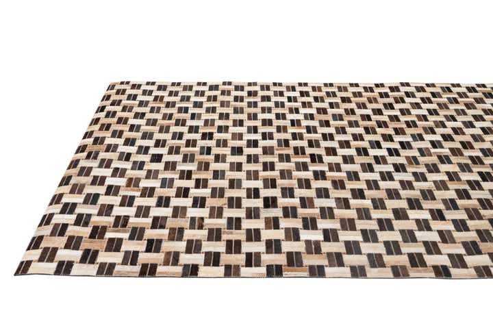 4' 11 x 7' 10 Cowhide - Patchwork Rug