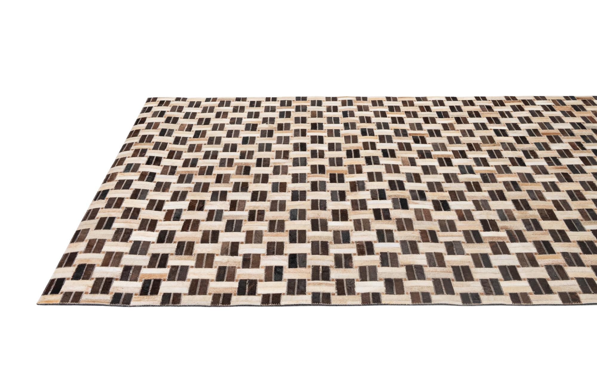 5' x 7' 9 Cowhide - Patchwork Rug