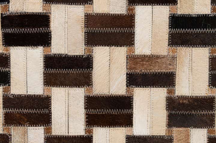 5' x 7' 9 Cowhide - Patchwork Rug