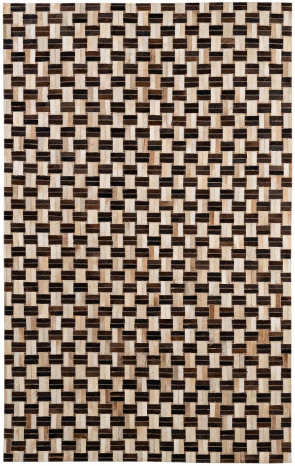 Detail image of 5' x 7' 9 Cowhide - Patchwork Rug