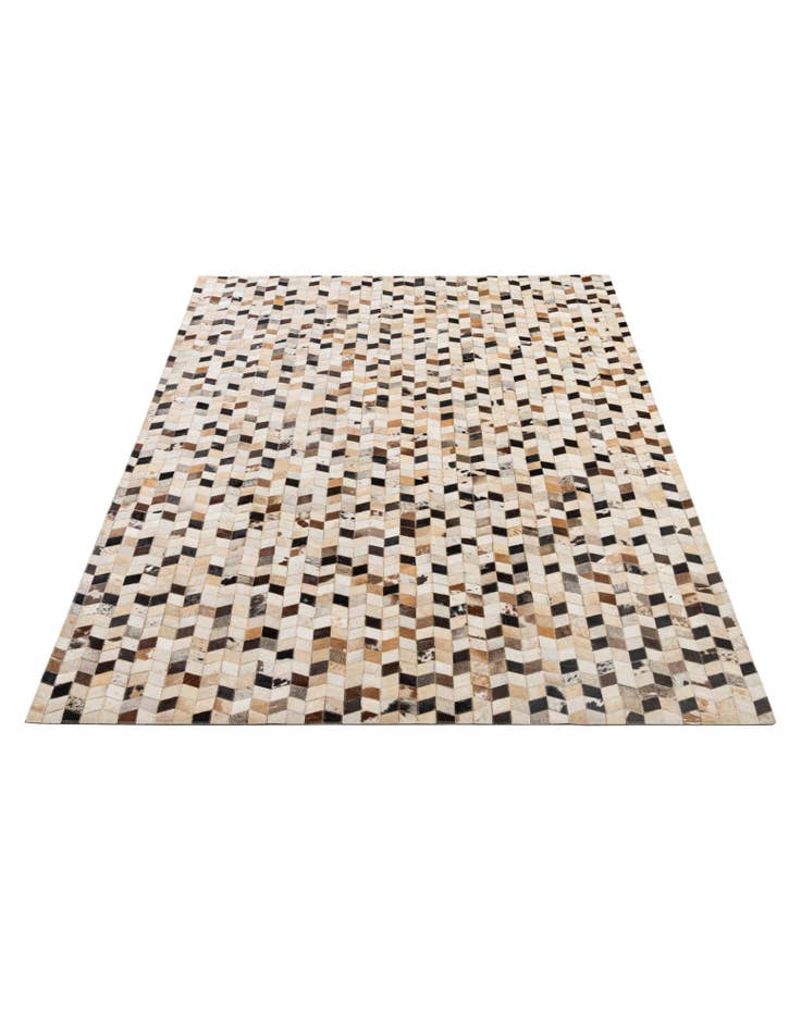 Detail image of 5' x 7' 11 Cowhide - Patchwork Rug