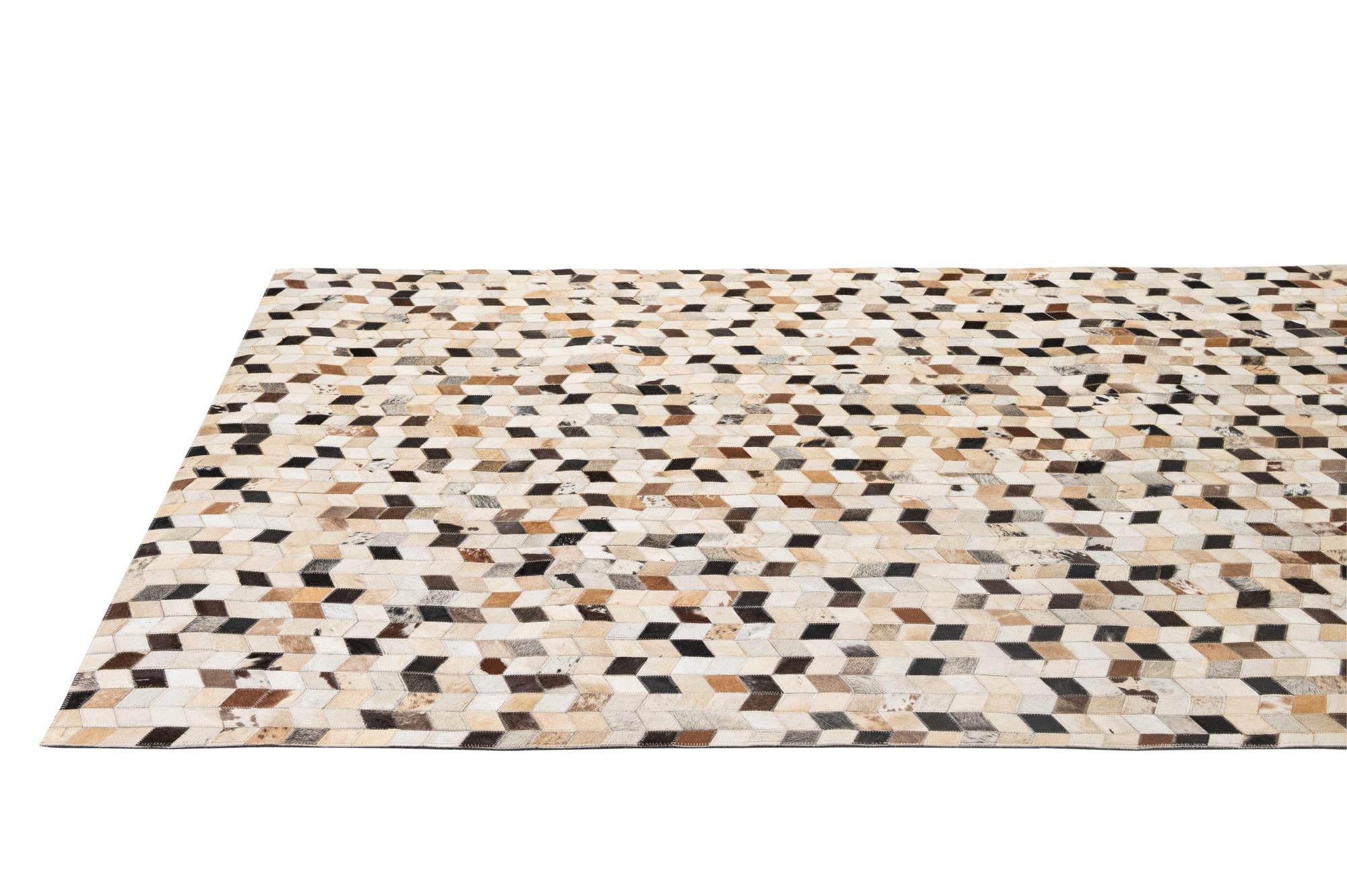 5' x 7' 11 Cowhide - Patchwork Rug
