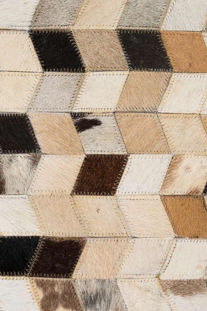 5' x 7' 11 Cowhide - Patchwork Rug