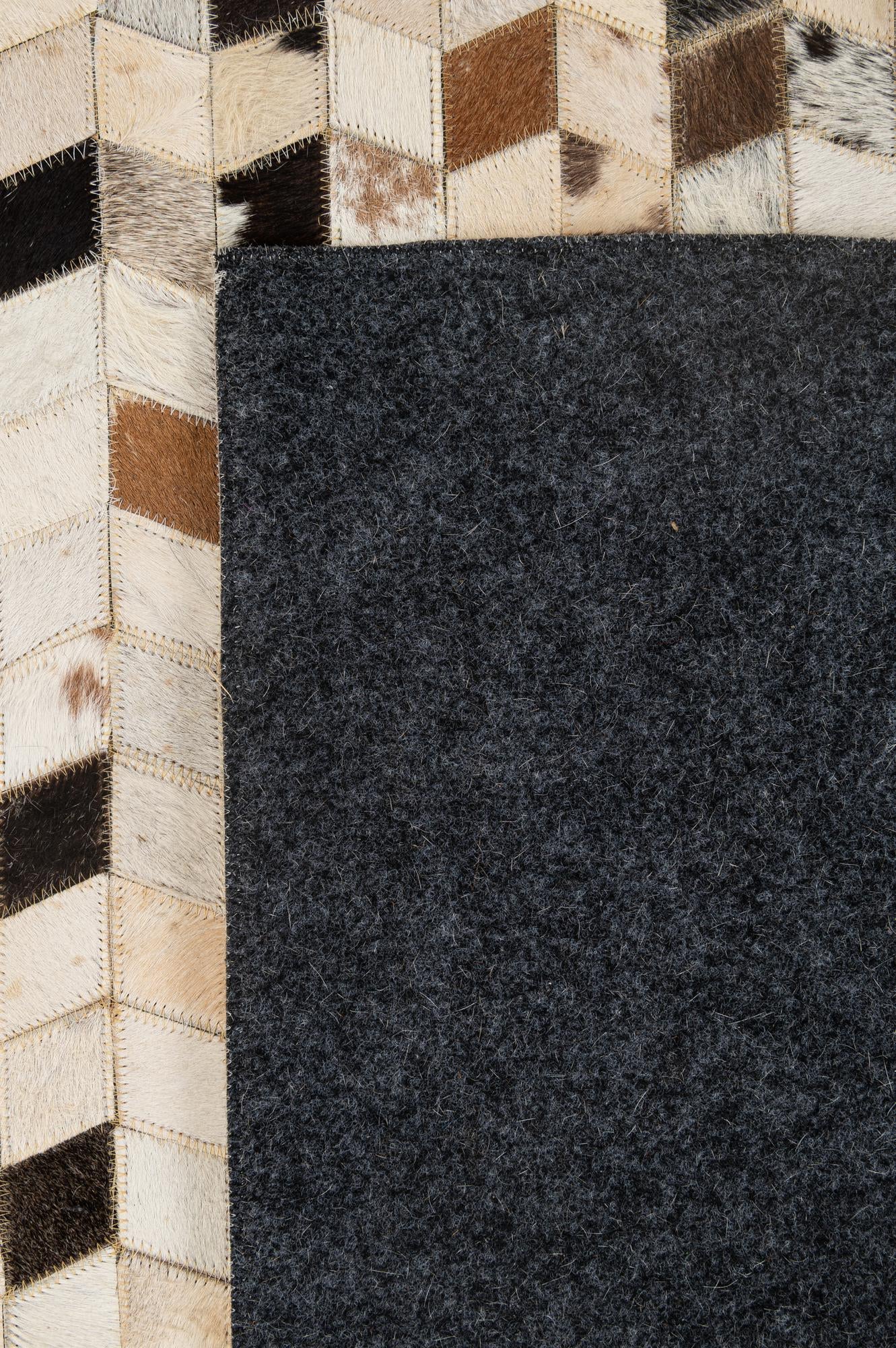5' x 7' 11 Cowhide - Patchwork Rug
