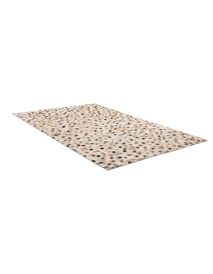 Detail image of 5' x 7' 11 Cowhide - Patchwork Rug